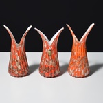 3 Fratelli Toso Vases, Leslie Pina Collection, Priced Each